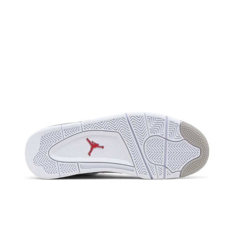 Pánské Boty Air Jordan 4 Retro Bílý Šedá Červené
