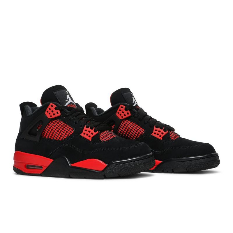 Pánské Boty Air Jordan 4 Retro Červené Černá