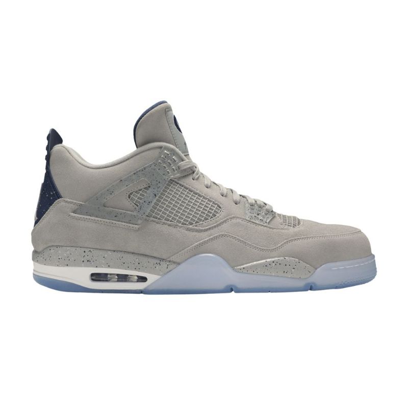 Pánské Boty Air Jordan 4 Retro Pe Šedá Tmavě Modrá