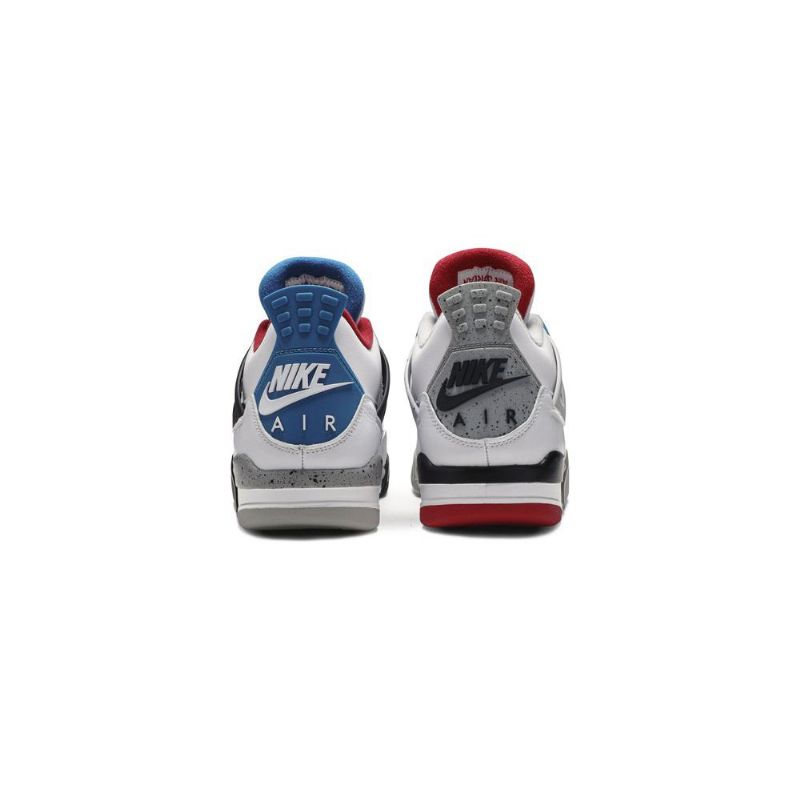 Pánské Boty Air Jordan 4 Retro Se Bílá Modrá Červená Šedá