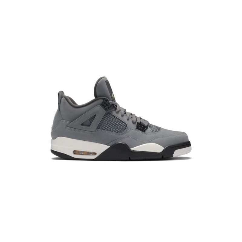 Pánské Boty Air Jordan 4 Retro Šedá Bílý Černá