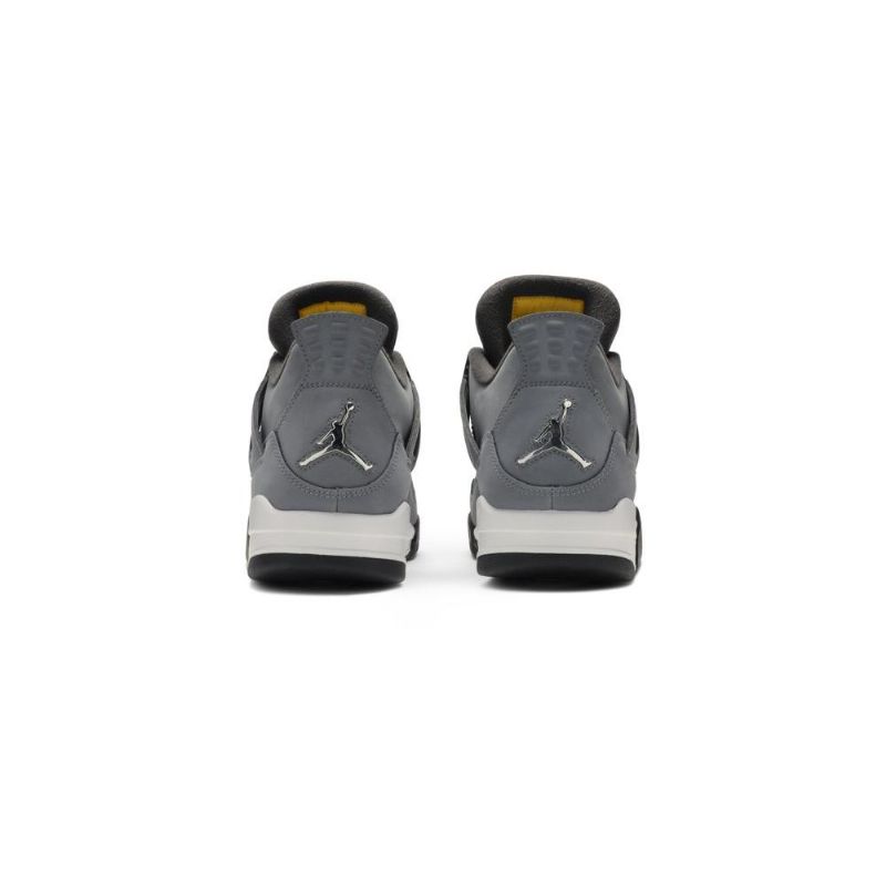 Pánské Boty Air Jordan 4 Retro Šedá Bílý Černá