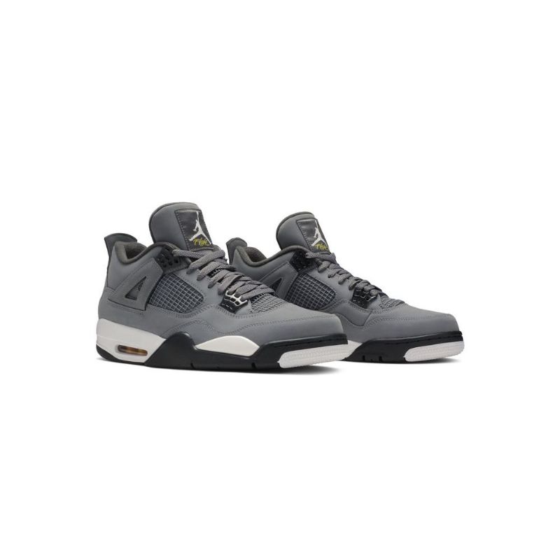 Pánské Boty Air Jordan 4 Retro Šedá Bílý Černá