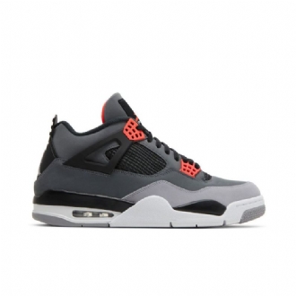 Pánské Boty Air Jordan 4 Retro Šedá Černá Červené