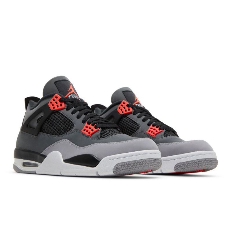 Pánské Boty Air Jordan 4 Retro Šedá Černá Červené