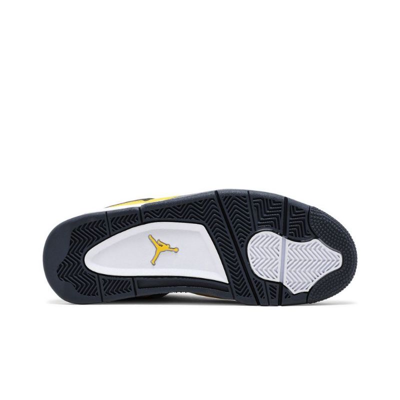 Pánské Boty Air Jordan 4 Retro Žlutá Tmavě Modrá