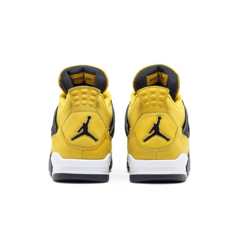 Pánské Boty Air Jordan 4 Retro Žlutá Tmavě Modrá
