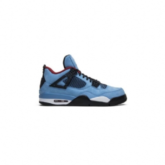 Pánské Boty Air Jordan 4 Travis Scott Retro Modrý Černá Bordeaux