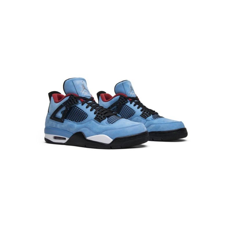 Pánské Boty Air Jordan 4 Travis Scott Retro Modrý Černá Bordeaux