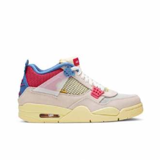 Pánské Boty Air Jordan 4 Union La Retro Béžová Červené Modrý