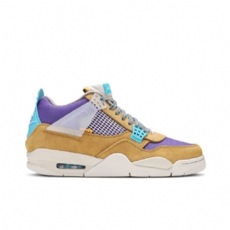 Pánské Boty Air Jordan 4 Union La Retro Hnědý Nachový Tyrkys