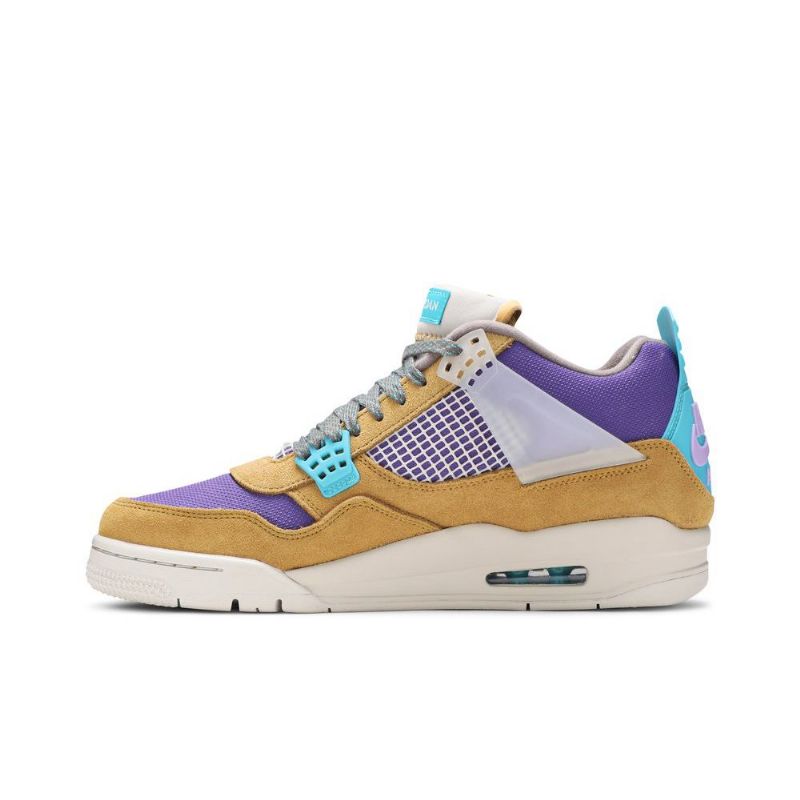 Pánské Boty Air Jordan 4 Union La Retro Hnědý Nachový Tyrkys