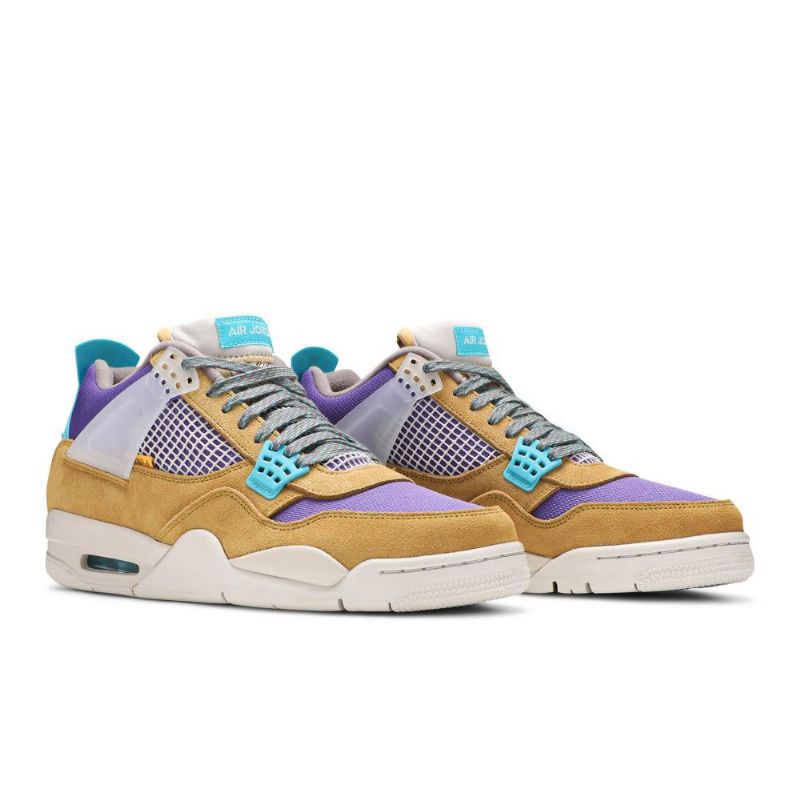 Pánské Boty Air Jordan 4 Union La Retro Hnědý Nachový Tyrkys