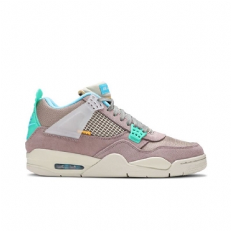 Pánské Boty Air Jordan 4 Union La Retro Šedé Tyrkysově Modré