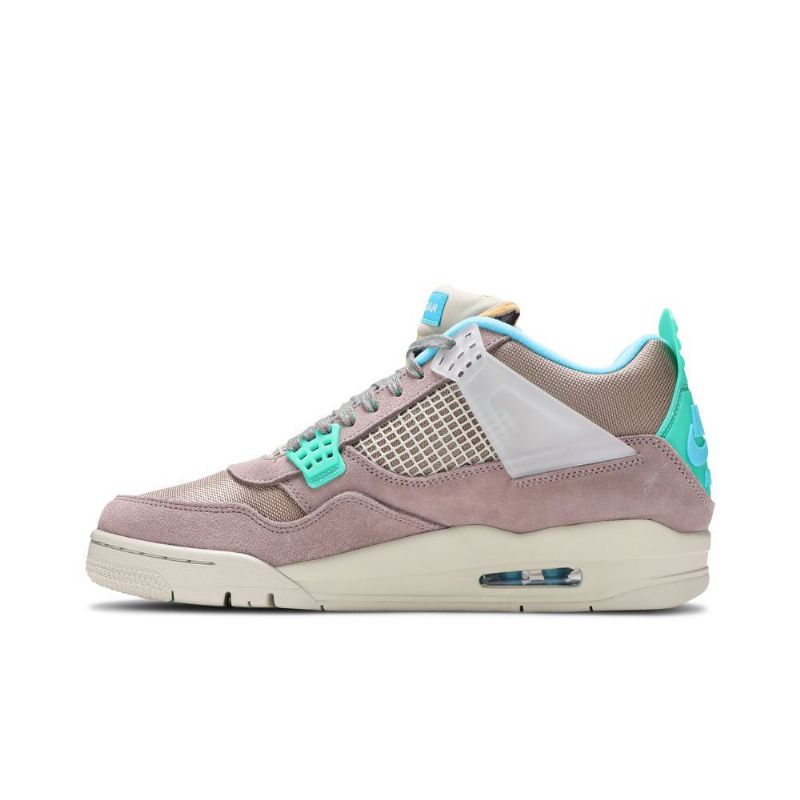 Pánské Boty Air Jordan 4 Union La Retro Šedé Tyrkysově Modré