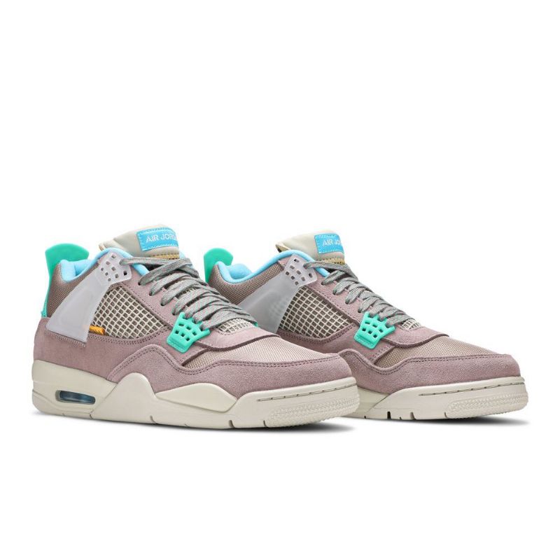 Pánské Boty Air Jordan 4 Union La Retro Šedé Tyrkysově Modré