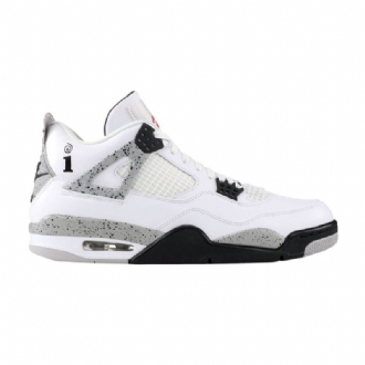Retro A Bílé Černé Šedé Pánské Boty Air Jordan 4 Interscope Records