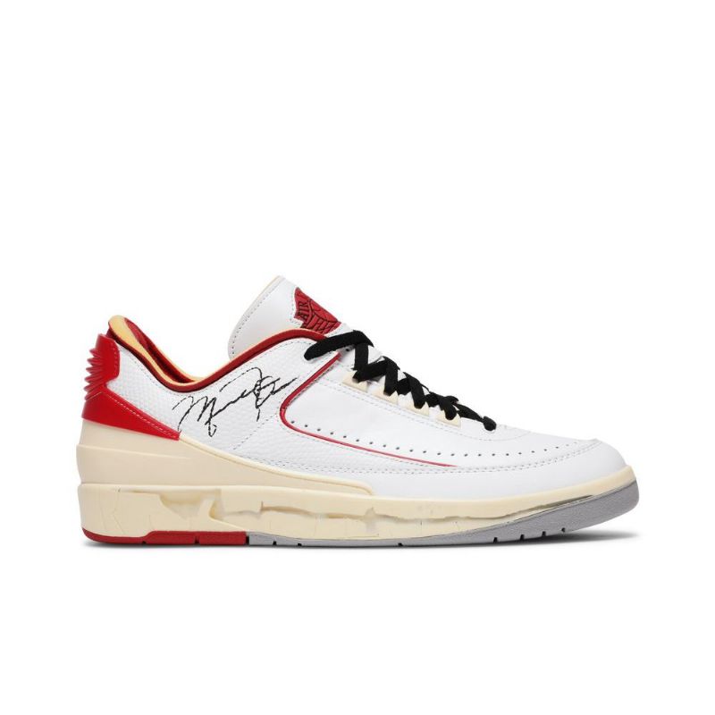 Pánské Boty Air Jordan 2 Off-bílý Retro Low Sp Bílá Červená Béžová