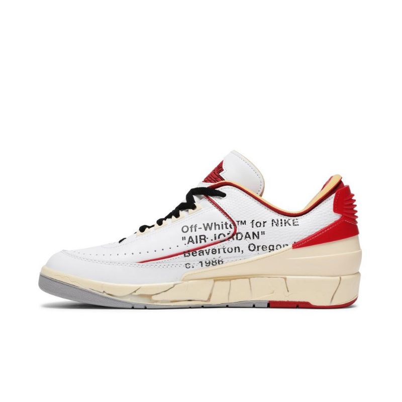 Pánské Boty Air Jordan 2 Off-bílý Retro Low Sp Bílá Červená Béžová