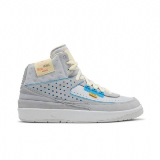 Šedomodré Pánské Boty Air Jordan 2 Union La Retro Sp