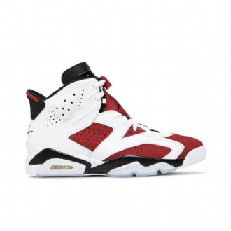 Air Jordan 6 Retro A Bílý Červené Černá Pánské Boty