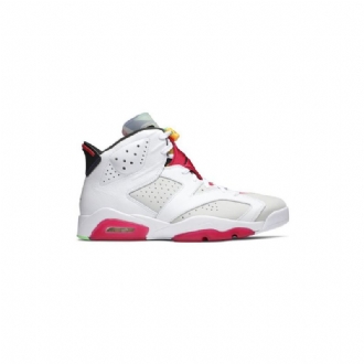 Air Jordan 6 Retro Bílá Šedá Červená Černá Pánské Boty