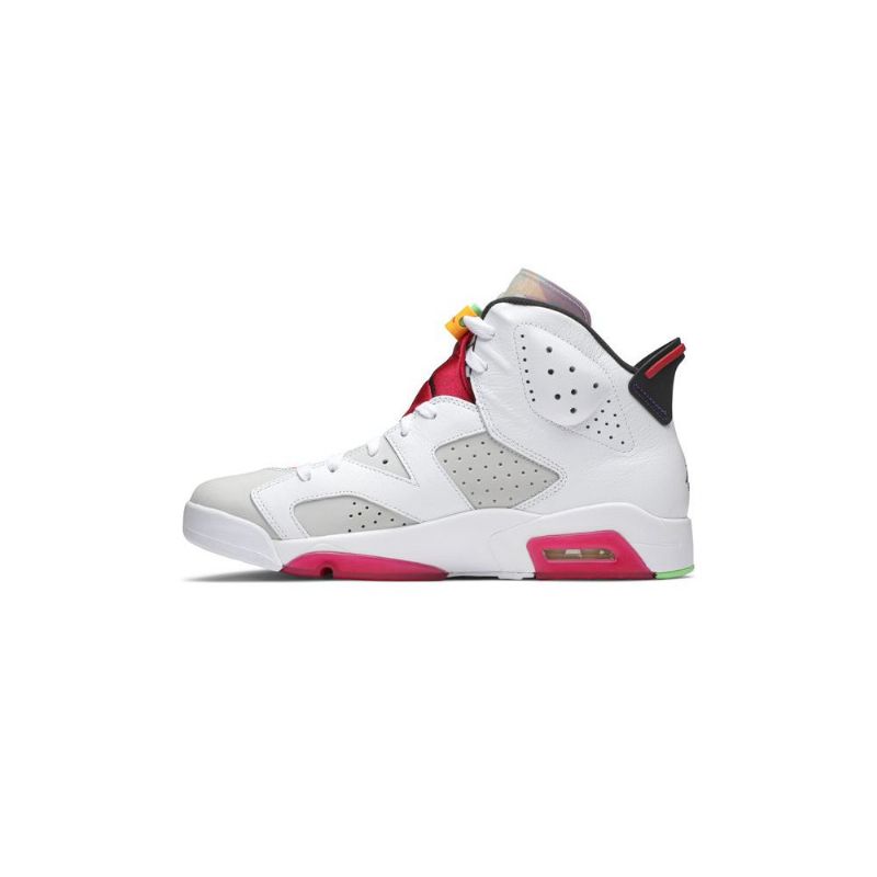 Air Jordan 6 Retro Bílá Šedá Červená Černá Pánské Boty