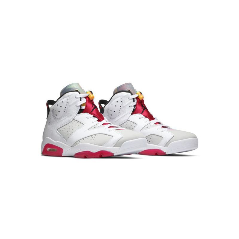 Air Jordan 6 Retro Bílá Šedá Červená Černá Pánské Boty