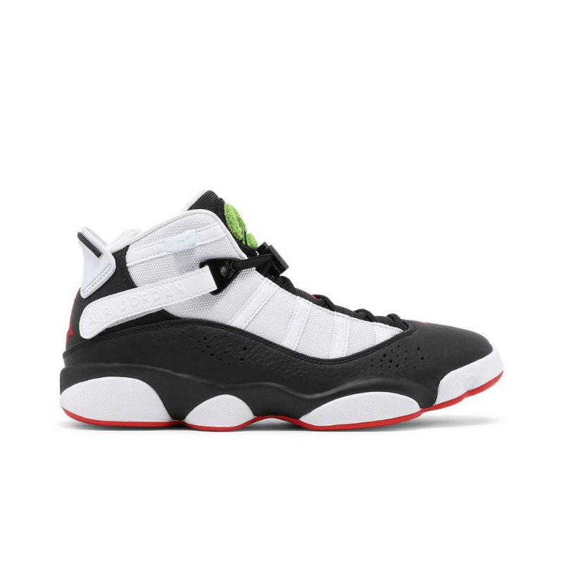 Air Jordan 6 Rings Černá Bílá Červená Zelená Pánské Boty