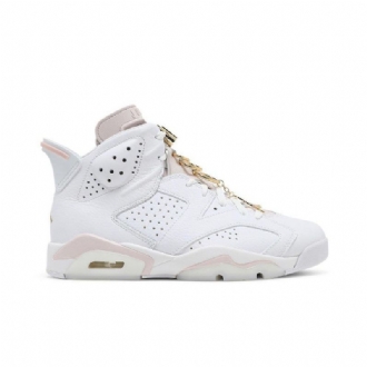 Dámské Boty Air Jordan 6 Retro Bílý Zlatý