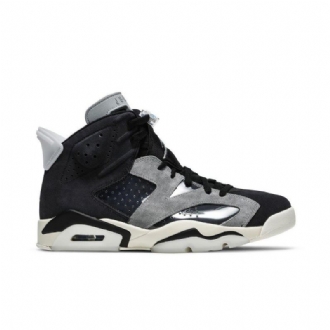 Dámské Boty Air Jordan 6 Retro Černá Šedá Stříbrný