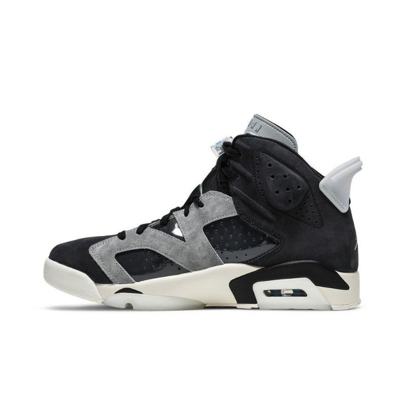Dámské Boty Air Jordan 6 Retro Černá Šedá Stříbrný