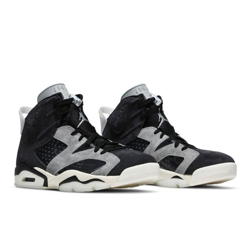Dámské Boty Air Jordan 6 Retro Černá Šedá Stříbrný
