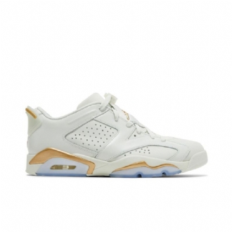 Pánské Boty Air Jordan 6 Low Bílý Zlatý