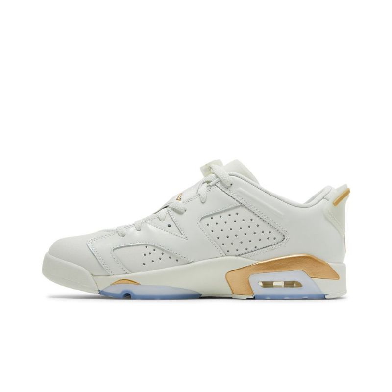 Pánské Boty Air Jordan 6 Low Bílý Zlatý