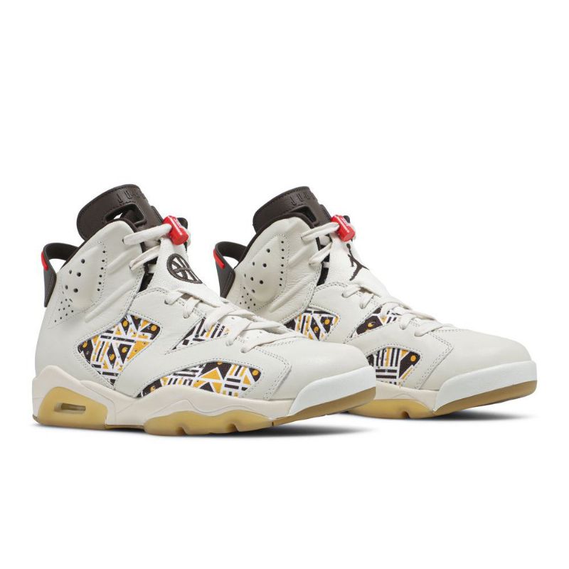 Pánské Boty Air Jordan 6 Retro Bílý Hnědý Černá