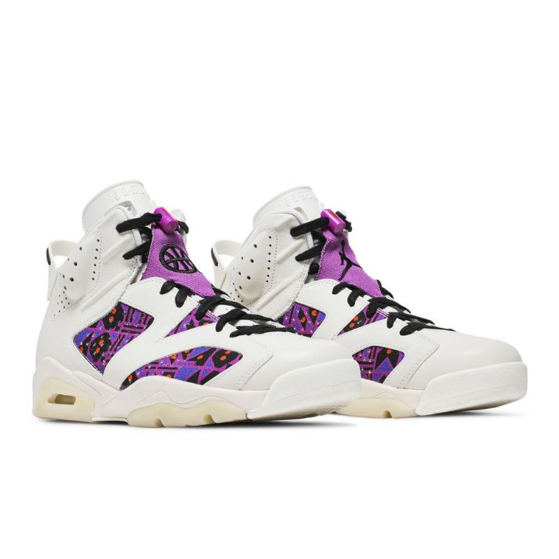 Pánské Boty Air Jordan 6 Retro Bílý Nachový Černá