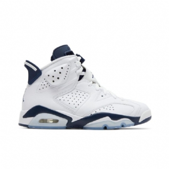 Pánské Boty Air Jordan 6 Retro Bílý Tmavě Modrá