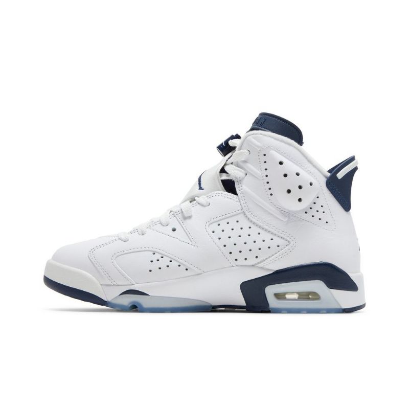 Pánské Boty Air Jordan 6 Retro Bílý Tmavě Modrá