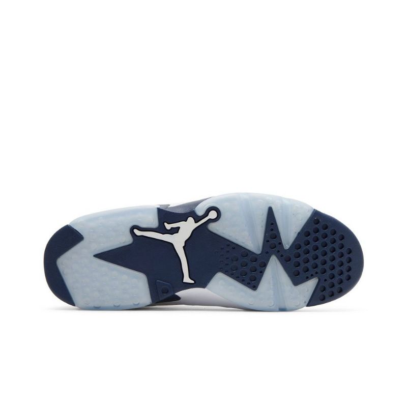 Pánské Boty Air Jordan 6 Retro Bílý Tmavě Modrá
