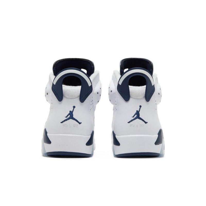 Pánské Boty Air Jordan 6 Retro Bílý Tmavě Modrá