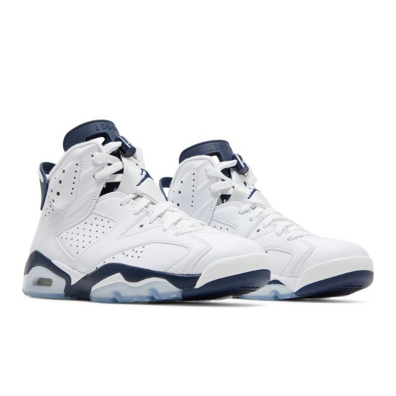 Pánské Boty Air Jordan 6 Retro Bílý Tmavě Modrá