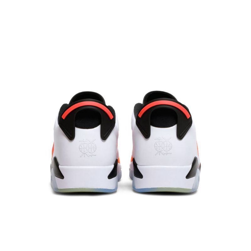 Pánské Boty Air Jordan 6 Retro Low Se Bílá Černá Žlutá Oranžová