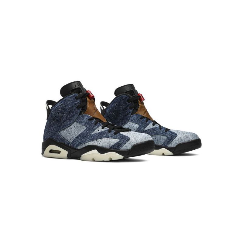Pánské Boty Air Jordan 6 Retro Modrý Šedá Hnědý