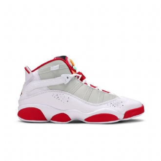 Pánské Boty Air Jordan 6 Rings Bílý Červené Šedá