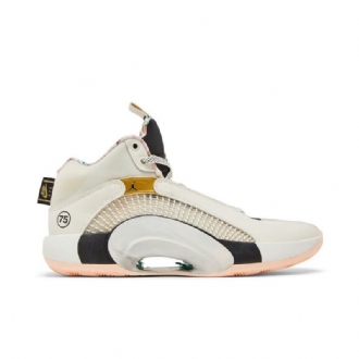 Pánské Boty Air Jordan 35 Bílý Černá Zlatý