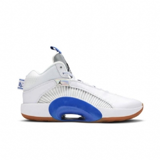 Pánské Boty Air Jordan 35 Bílý Modrý Stříbrný