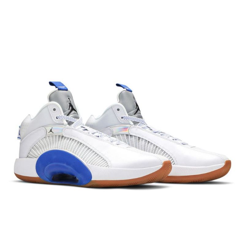 Pánské Boty Air Jordan 35 Bílý Modrý Stříbrný