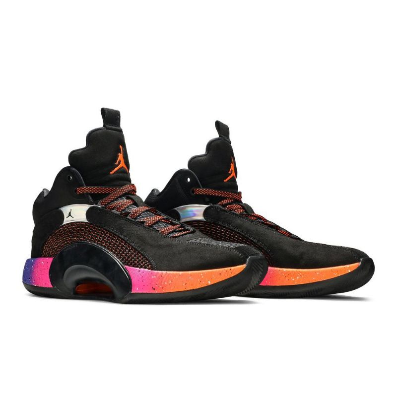 Pánské Boty Air Jordan 35 Černá Oranžový Nachový Růžová