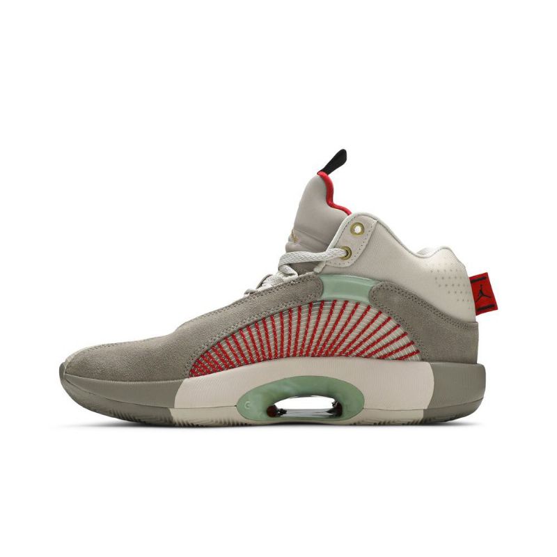 Pánské Boty Air Jordan 35 Clot Bílá Šedá Červená Zelená